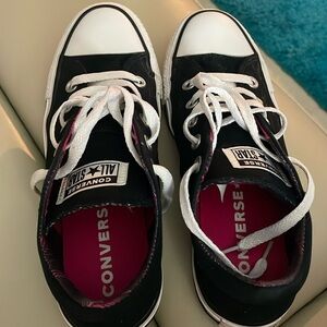 Converse Black and White Canvas Sneakers